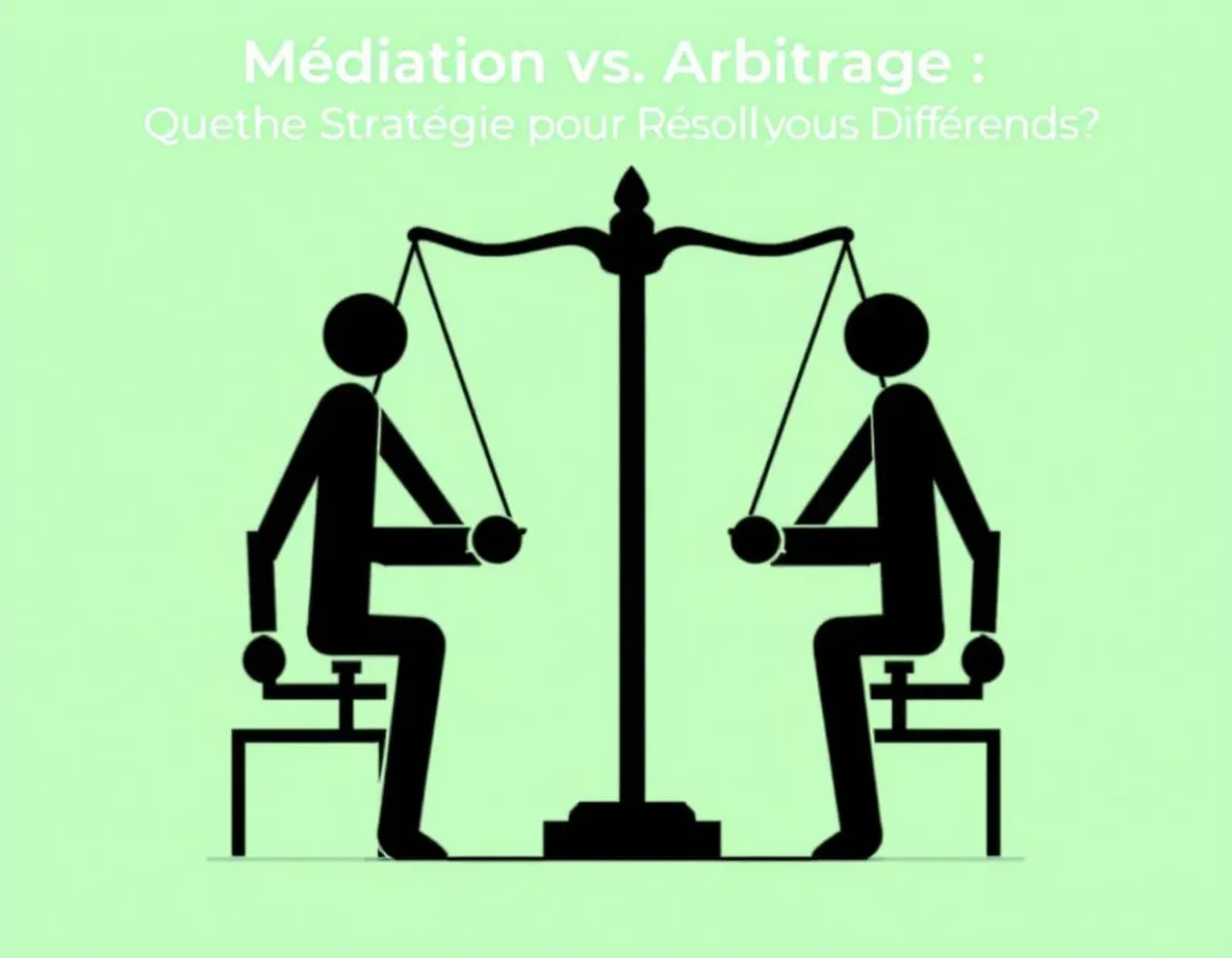 Médiation vs. Arbitrage : Quelle Stratégie Choisir pour Résoudre vos Différends ?