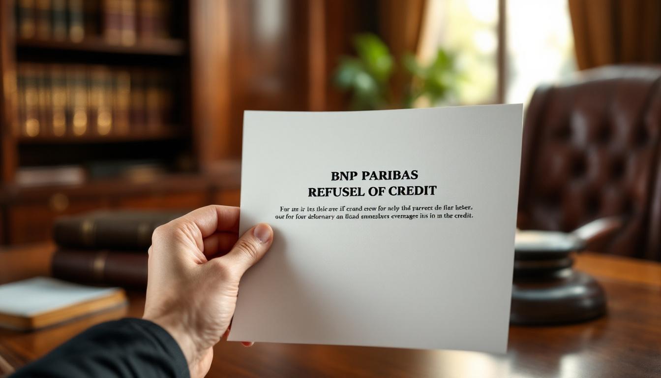 BNPParibas refuse votre crédit : quels droits juridiques